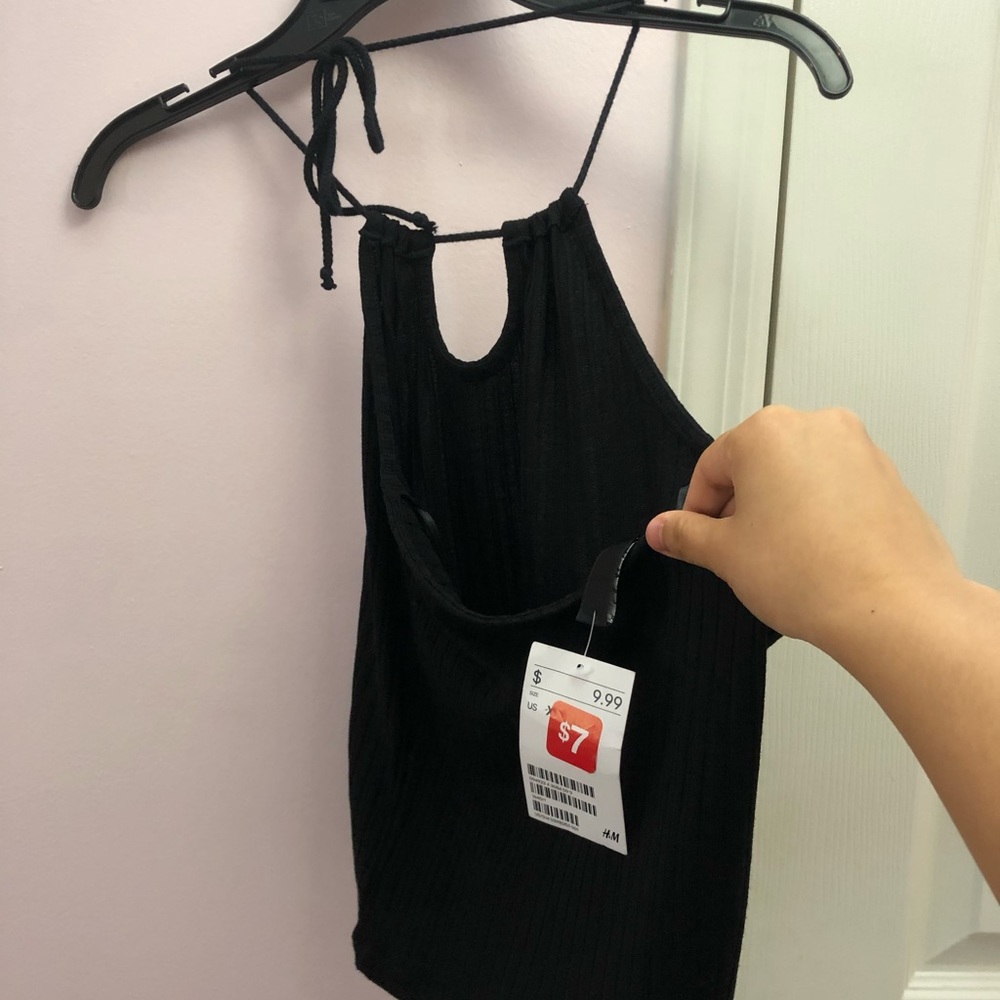 Cropped halter neck top - Picture 3 of 4